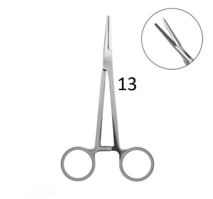 Прямі щипці DELPHIN 13см