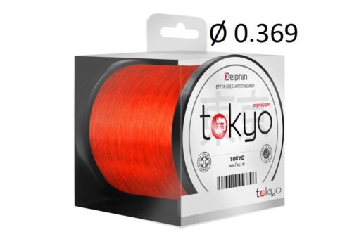 Леска Delphin TOKYO 1000m / помаранчева 0.369мм 22lbs
