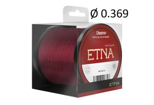 Леска Delphin ETNA 1000m / бордова 0.369мм 22lbs