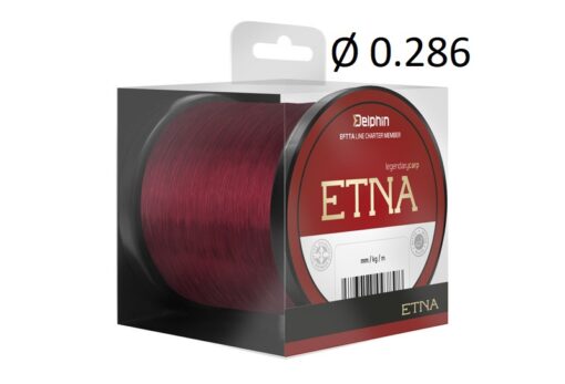 Леска Delphin ETNA 1200m / бордова 0,286мм 14lbs