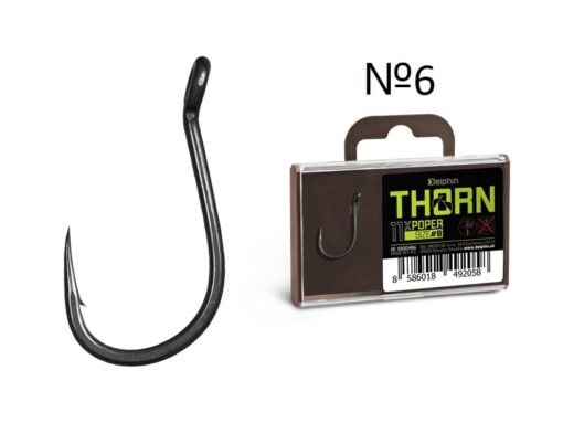 Гачки Delphin THORN Poper 11шт #6