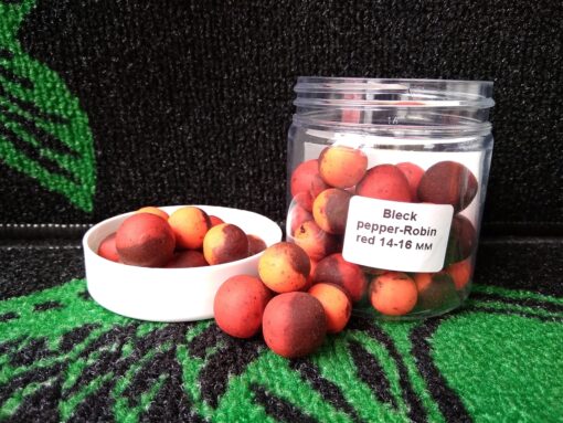 Бойли вар. насадочні Bleck pepper-Robin red 14-16 мм 100 г