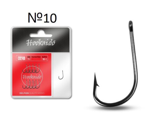 Гачки Delphin Feeder HALFER кільце / 10+1шт BN/10