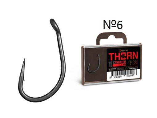 Гачки Delphin THORN Fighter 11шт #6
