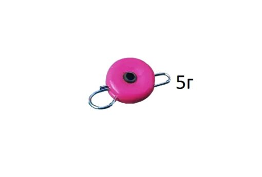 Груз Ушастік, Грузило вухань, Груз чебурашка, Свинцеві грузила, Грузила для риболовлі, Груз ушастік на спінінг, Купити груз ушастік на спініг, Вантаж Вухань кольоровий, Вантаж Вухань, silvereyes, Вантаж вухань таблетка, рожевий колір, Груз Ушастік таблетка 5г silvereyes pink,