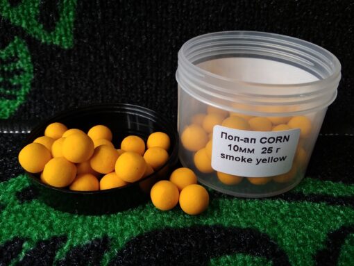 Поп-ап CORN 10 мм 25 г smoke yellow