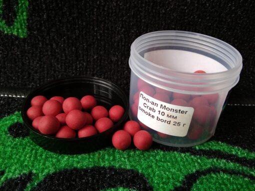 Поп-ап Monster Crab 10 мм 25 г smoke bord