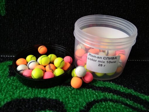 Поп-ап СЛИВА мікс кольорів 10 мм 25 г