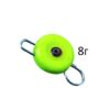Груз Ушастік, Грузило вухань, Груз чебурашка, Свинцеві грузила, Грузила для риболовлі, Груз ушастік на спінінг, Купити груз ушастік на спініг, Вантаж Вухань кольоровий, Вантаж Вухань, silvereyes, Вантаж вухань таблетка, Груз Ушастік таблетка 8г silvereyes green,