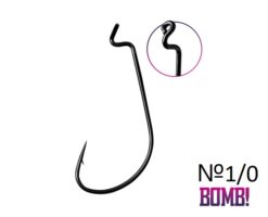 Гачки BOMB D-SHOT OFFS WORM / 5шт #1/0