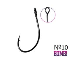 Гачки BOMB HardLURE з бородкою 10шт #10