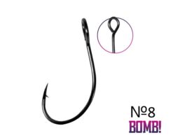 Гачки BOMB HardLURE з бородкою 10шт #8