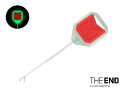 Голка з замком флюро Delphin T-END GripXF STRONG