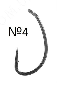 Гачки Trinity baits CURV MEDIUM 4 (10 шт)