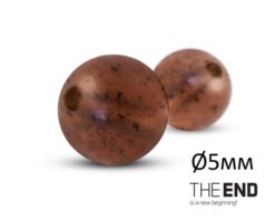 Силіконова бусина Soft beads THE END 5мм / G-ROUND/ 60шт