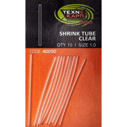 Набір термо-трубочок прозорих 1мм 10шт