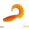 Силіконовий їстівний твістер Delphin TWISTA UVs 8cm/5шт HAWAI