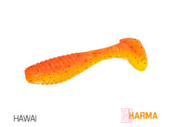 Силіконова їстівна рибка Delphin KARMA UVs 10cm/5шт HAWAI