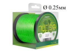 Леска Delphin NUCLEO 1200м / флюро зелена 0.25мм 5.4кг