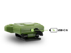 Ліхтарик налобний лед Delphin RAZOR USB UC