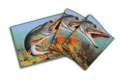 Килимок з щукою Delphin 3D pike rug / 60x40см