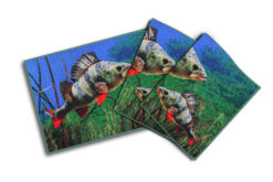 Килимок з окунем Delphin 3D perches rug / 60x40см