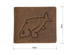 Шкіряний гаманець Delphin CARP OutLINE