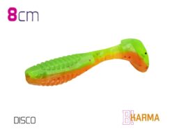 Силіконова їстівна рибка Delphin KARMA UVs 8cm/5шт DISCO