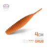 Силіконова їстівна личинка Delphin B StinxGRUB Сир 4см/20шт / ORANGE