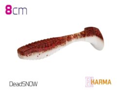 Силіконова їстівна рибка Delphin KARMA UVs 8cm/5шт DeadSNOW