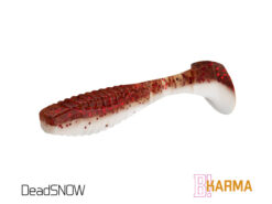 Силіконова їстівна рибка Delphin KARMA UVs 10cm/5шт DeadSNOW