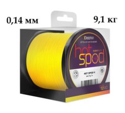 Шнур для спода Delphin HotSPOD 4 / yellow  0.14mm 9.1kg  300m