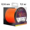 Шнур для спода Delphin HotSPOD 4 / orange 0.14mm 9.1kg 300m