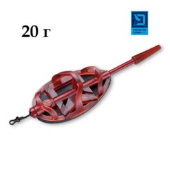 Годівниця фідерна флет Delphin Method QUIX 20g / 1шт