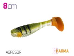 Силіконова їстівна рибка Delphin KARMA UVs 8cm/5шт