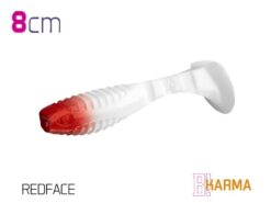 Силіконова їстівна рибка Delphin KARMA UVs 8cm/5шт RedFACE