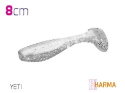 Силіконова їстівна рибка Delphin KARMA UVs 8cm/5шт YETI