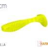 Силіконова їстівна рибка Delphin KARMA UVs 8cm/5шт YELLA
