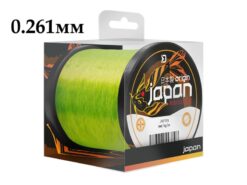 Леска Monofilament Delphin JAPAN Origin / Флюко жовта / 0.261mm 5.37kg 1200m