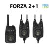 Набір сигналізаторів кльову Delphin FORZA LIFE+ 2+1