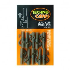 Кліпса безпечна з фіксатором 10шт, Кліпса для карпового монтажа, Безпечна кліпса,