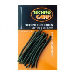 Трубочка силіконова green 1.5мм 20шт, Силіконова трубка, Силіконова трубка для риболовлі,