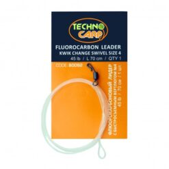 Флюорокарбоновий лідер 45lb 70см з швидкозмінним вертлюгом №4,
